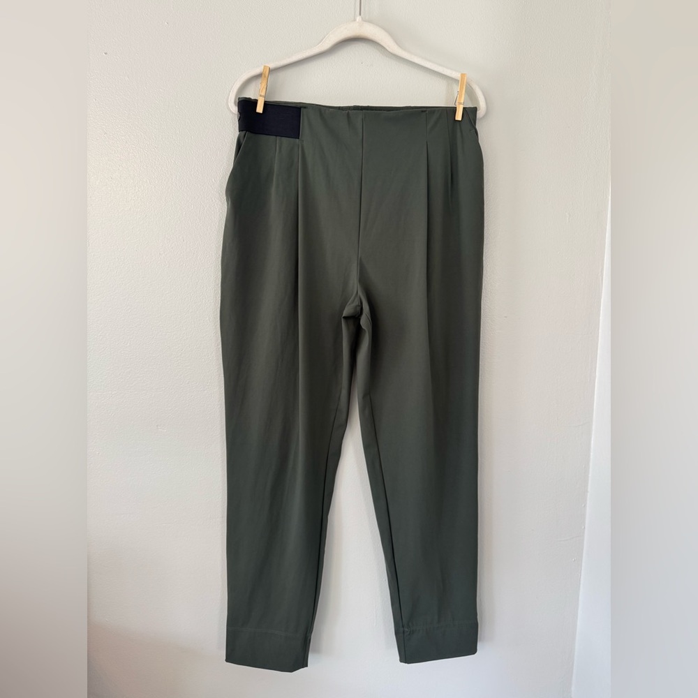 Aday Turn It Up Pants in Olive Green - Picture 2 of 8